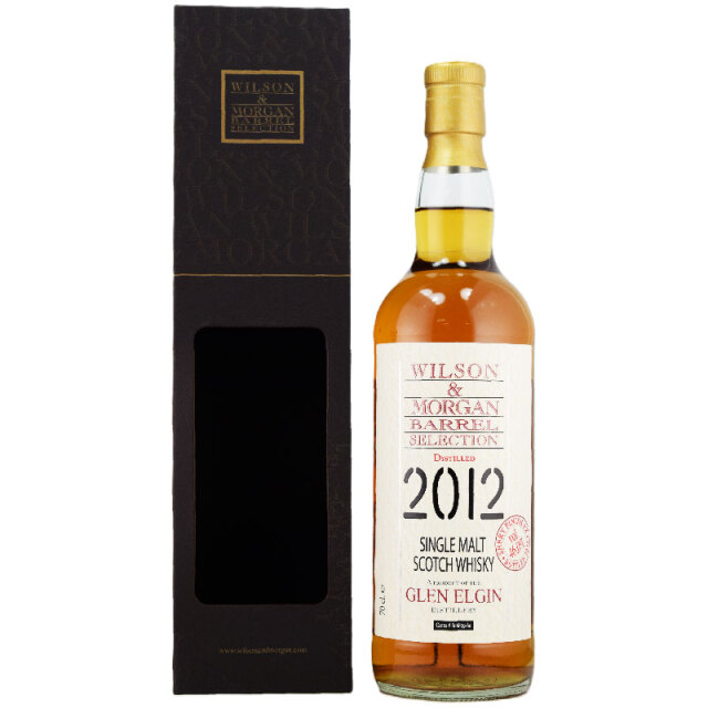【ウィルソン＆モーガン社で最もバランスの取れたボトリング★レーズン、フルボディ、ハチミツとプラムの甘さ、噛み応えがありリッチ】グレンエルギン　2012　約12年　ウィルソン＆モーガン　46％　700ml