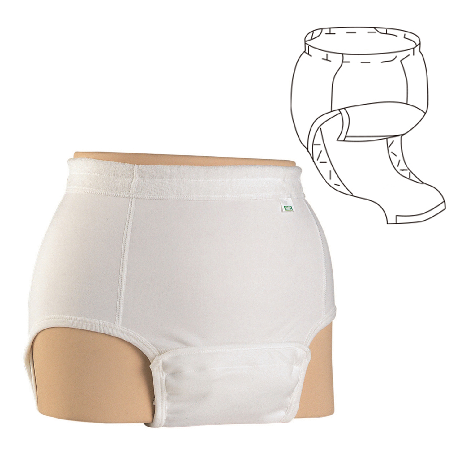 エンゼルの介護用品[前開きパンツ/3078]介護用 マジックテープ