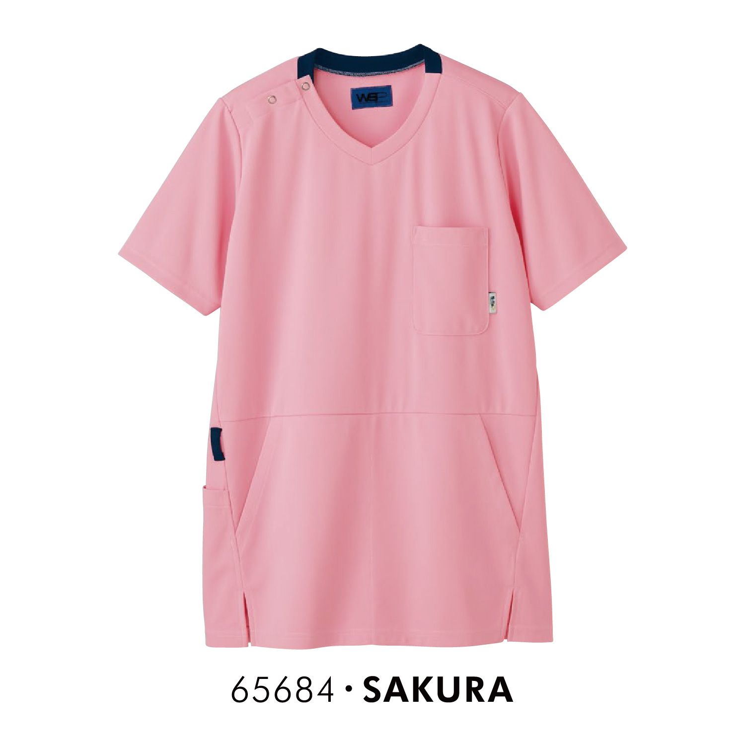 ifory セロリー 介護ユニフォーム[スクラブ(男女兼用)/6568]抗ウイルス対策 チュニック　　　　　　　　　　　　　【こちらの商品はメーカーの都合により発送までに10日程かかります】