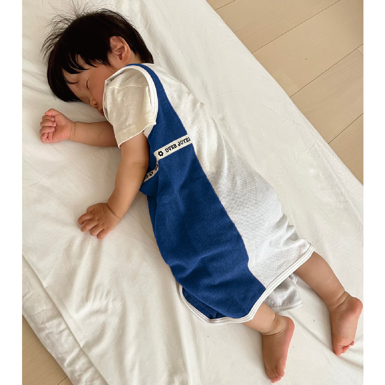 【ネコポス送料無料】ベビー用品 メッシュスリーパー 夏 ガーゼ 通気性 50-70cm/NS122