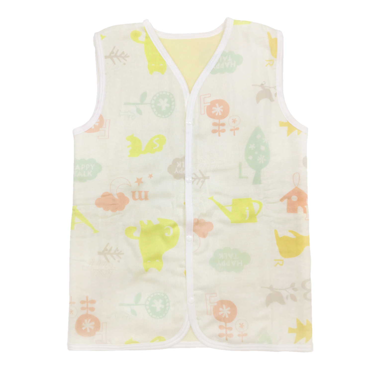 【ネコポス送料無料】ベビー用品 ぽかぽかスリーパー 二重ガーゼ フリース　秋冬/NS168