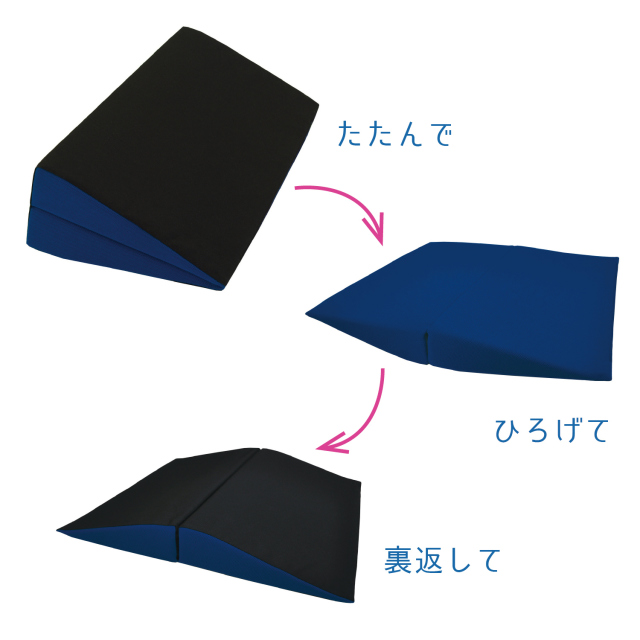 送料無料】エンゼルの介護用品[洗えるフィット三角柱クッション