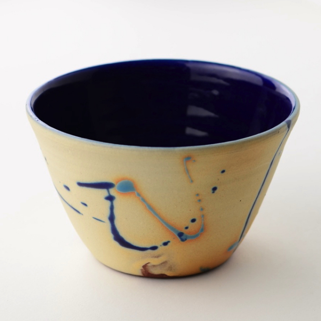 丹文窯_スタッキングボール（小）青