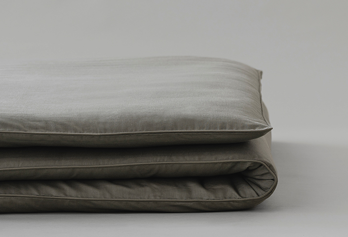 敷き布団カバー錫（すず）