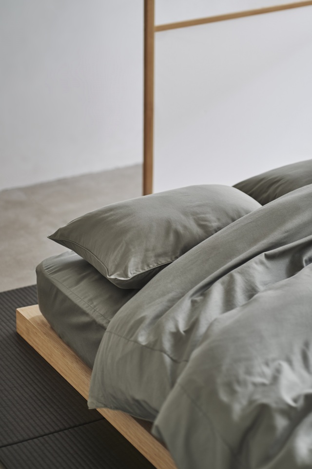 YUAMI掛け布団カバー錫（すず）｜YUAMI：温泉でくつろぐような寝心地を