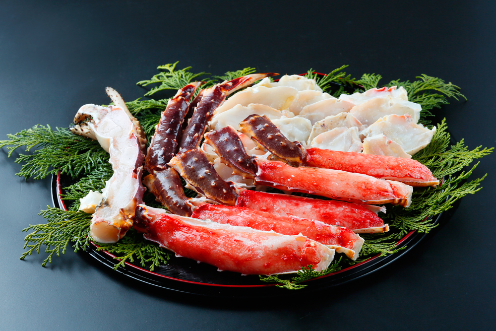 蟹の王様！極太脚生たらばがにハーフポーション１ｋｇ【全国送料無料】