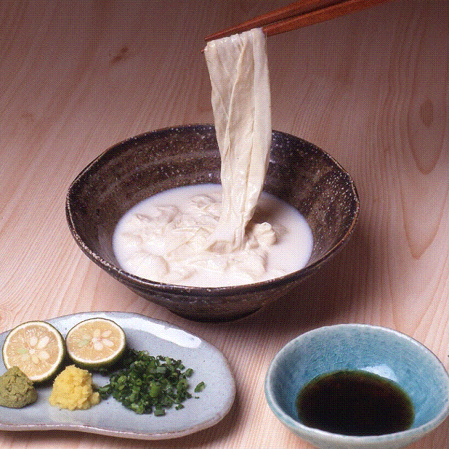 豆乳とゆばの美味しい組み合わせです