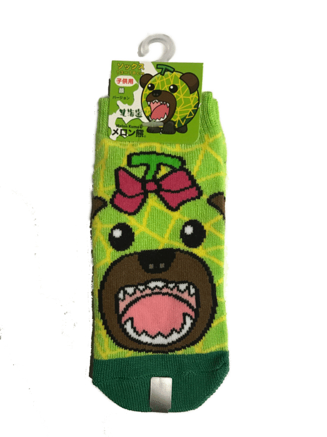 メロン熊　ソックス（顔）子供用