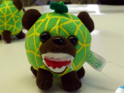 メロン熊　ぬいぐるみマスコット　【ストラップ】