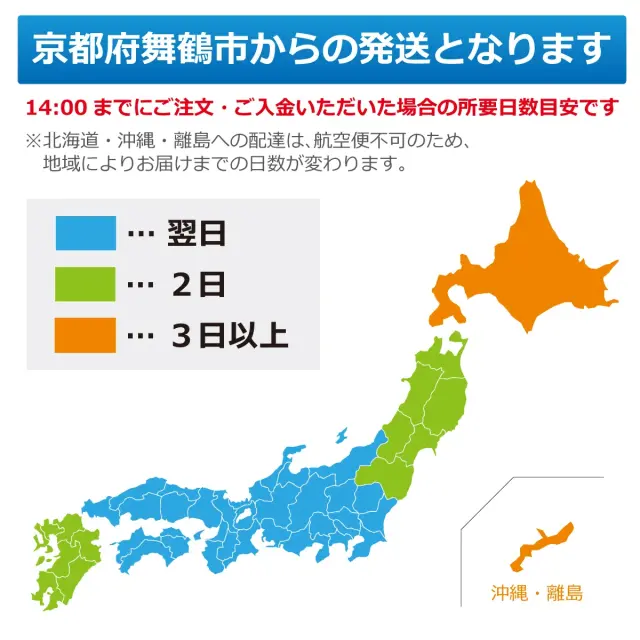 佐川到着日数（航空便不可）2026