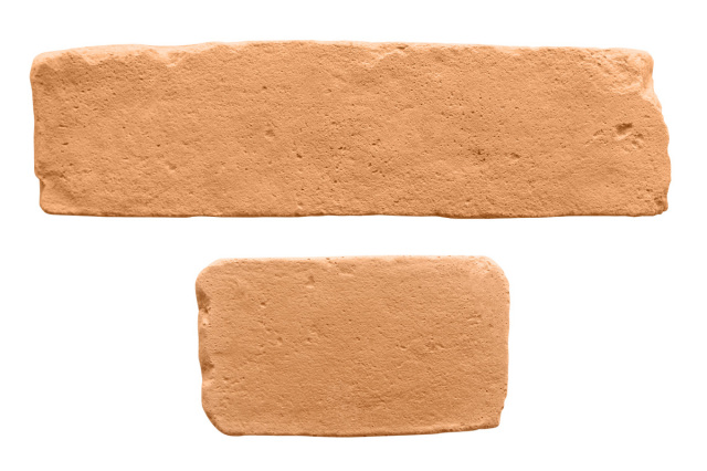 DIYレンガタイル ハニーオレンジ　煉瓦 超軽量ブリック レギュラー＆ハーフサイズセット