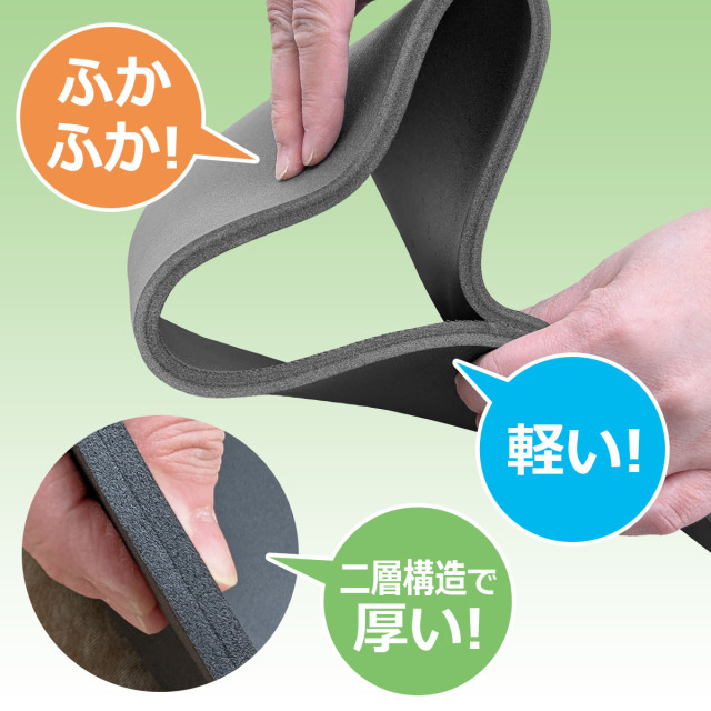切り売り 衝撃吸収・防音・断熱下地材 床デコシート ソフト