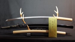 柴田 光男鑑定 日本刀 銘：【尾州住真野正泰鍛之】刀 67.2ｃｍ 刀身870ｇ