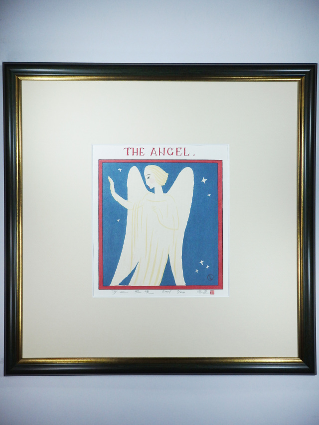 木版画「天使」
