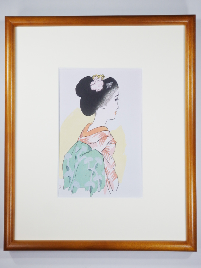 ミニ額「舞妓」