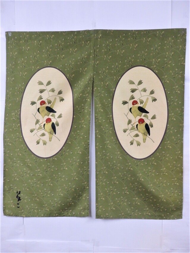 のれん「小鳥」