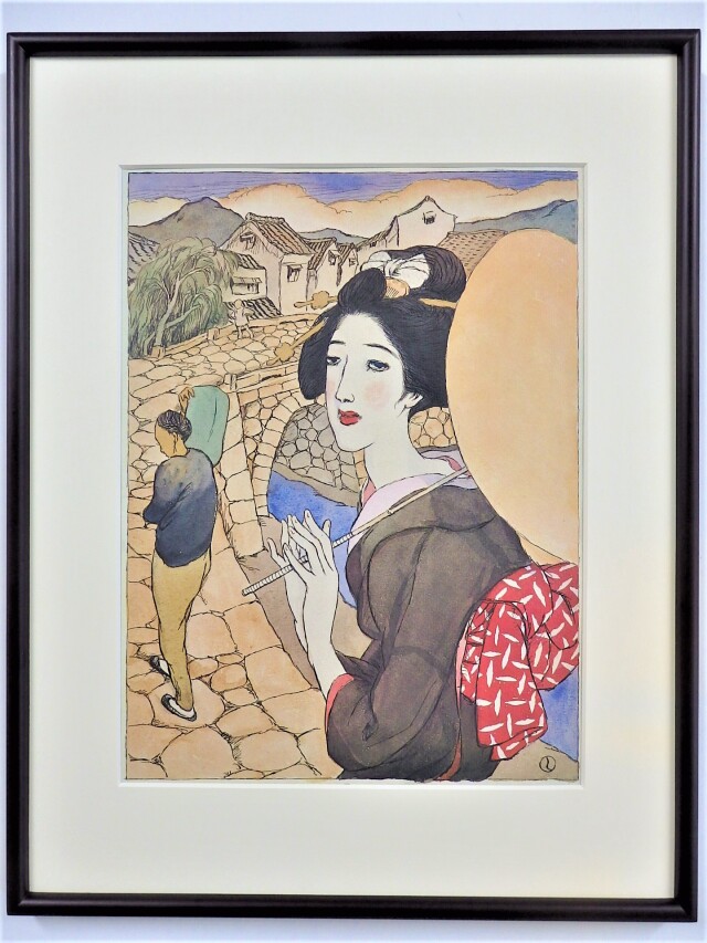 ポスター額「めがね橋」