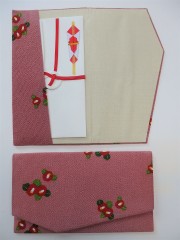 金封帛紗（桃）