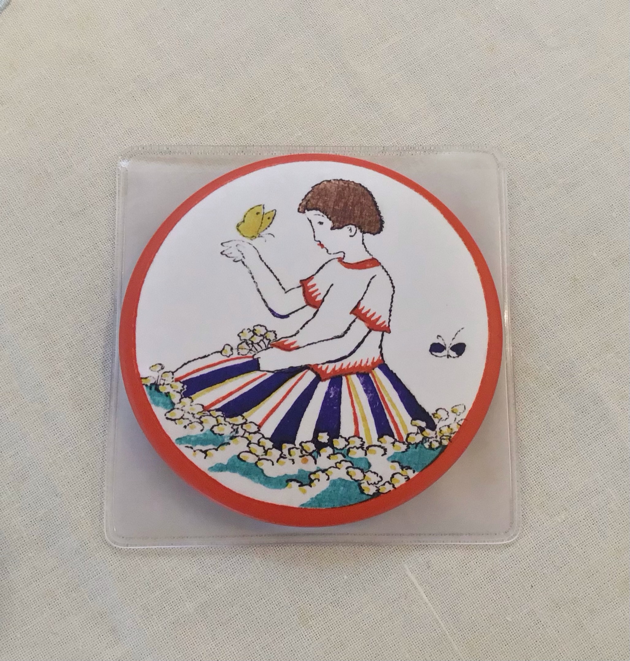 缶ミラー「子供絵」