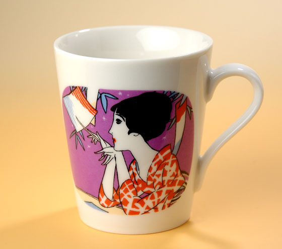 夢二マグカップ（七夕）