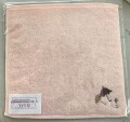 今治タオルハンカチ　傘ピンク