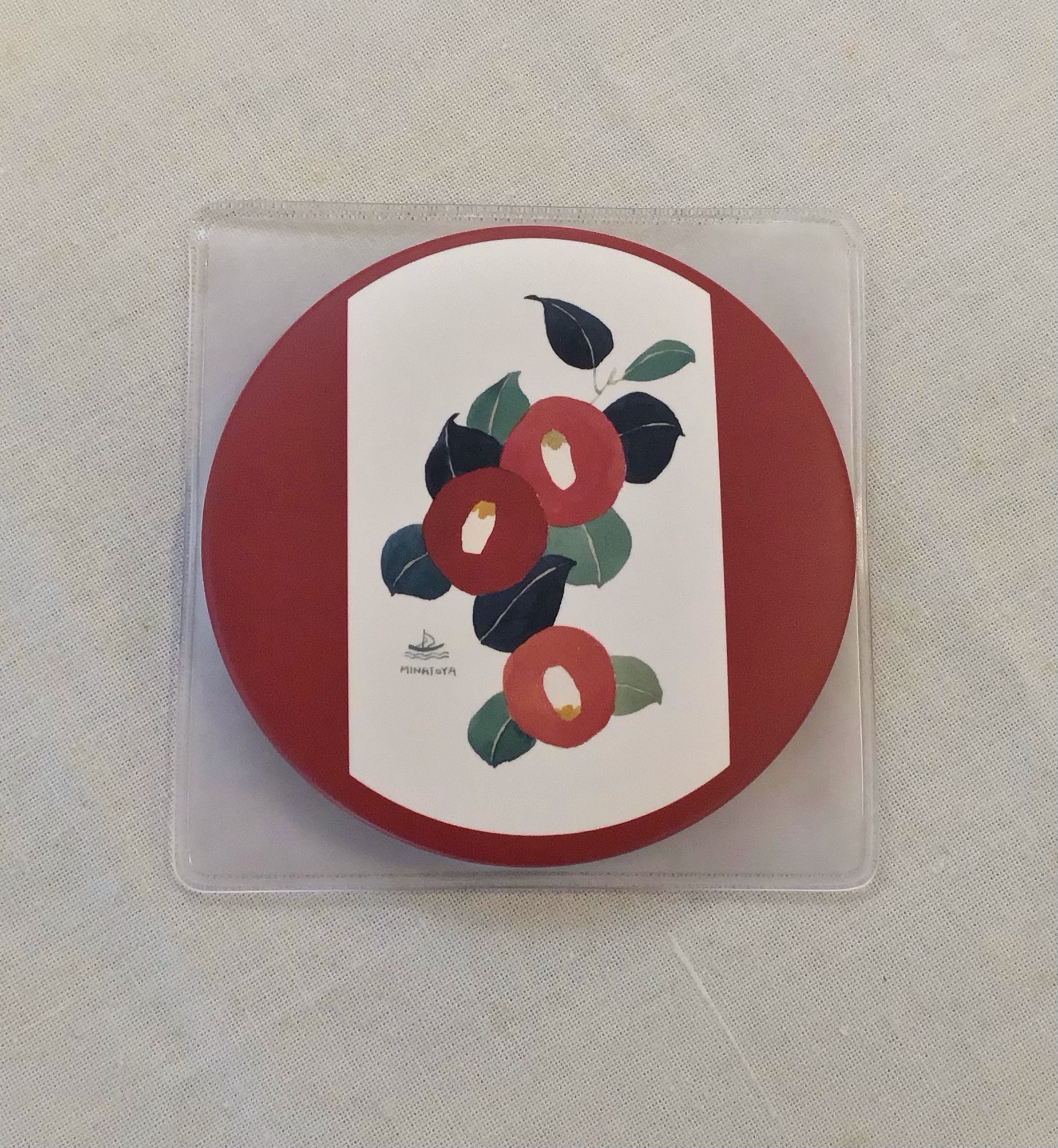 缶ミラー「玉椿」