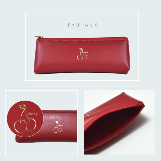 ペンケース おしゃれ シンプル コンパクト 革 大容量 かわいい