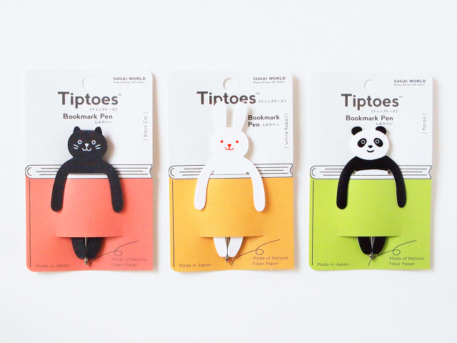 SUGAI WORLD（スガイワールド）ティップトーズ 動物型しおりペン