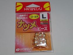 ハリミツ　ナツメビーズゴールドＬ