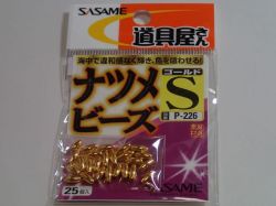 ささめ　ナツメビーズ（ゴールド）Ｓ