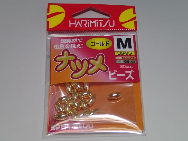 ハリミツ　ナツメビーズゴールドＭ