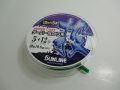 サンライン　SUPERCAST　テーパーちから糸投げ　５－１２号×５本（クリアブルー）