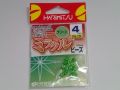 ハリミツ　ミラクルビーズグリーン４号