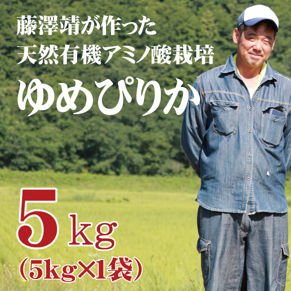 【令和5年産】単品 藤澤さんのゆめぴりか 5kg 北海道銀山産