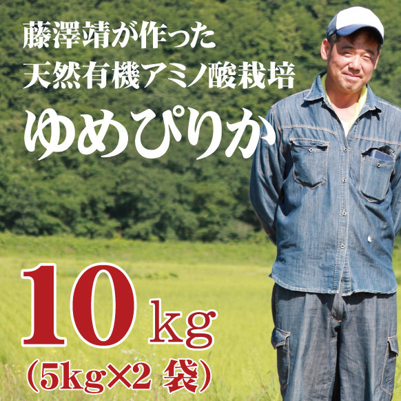 【令和6年産】単品 藤澤さんのゆめぴりか 10kg 北海道銀山産