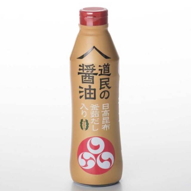 北海道素材を使った道民の醤油　450ml