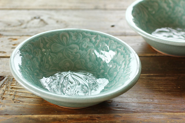 フラワーボウル・１７　オーシャングリーン