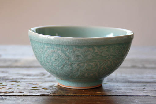 ごはん茶碗　Ｌ　オーシャングリーン
