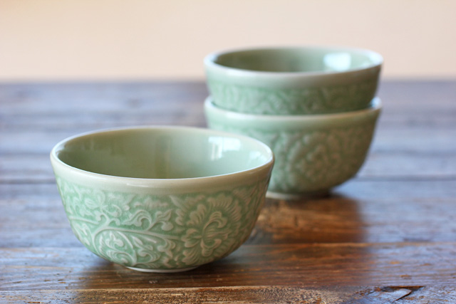 おわん（１１ｃｍ）　ナチュラルグリーン