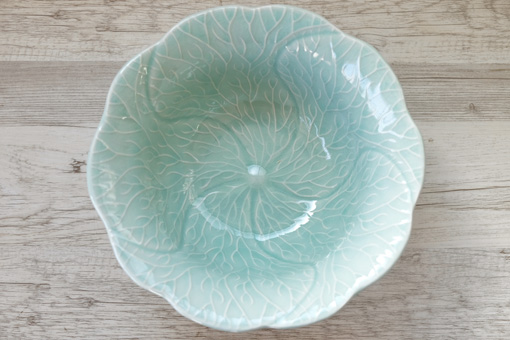 おはなどんぶり　２２ｃｍ　オーシャングリーン