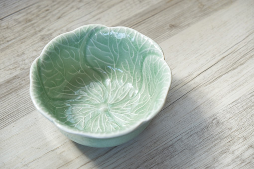 おはなボウル　１２ｃｍ　ナチュラルグリーン