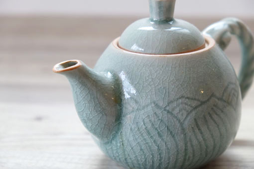 ティーポット　ロータス　１２ｃｍ