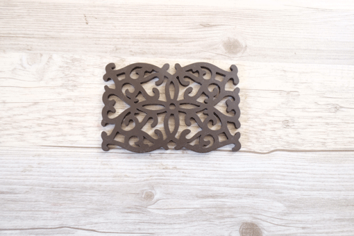 カトラリーレスト（木製）　クロスハート　グレイズ