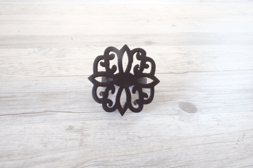 木製ナプキンリング　クロスハート　グレイズ