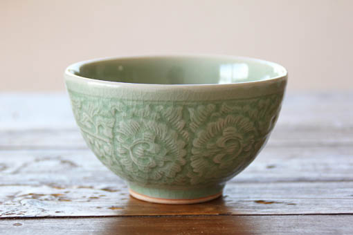 ごはん茶碗　Ｍ　ナチュラルグリーン
