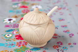 ロータスの素焼きポット