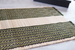 バンブーランチョンマット　グリーン