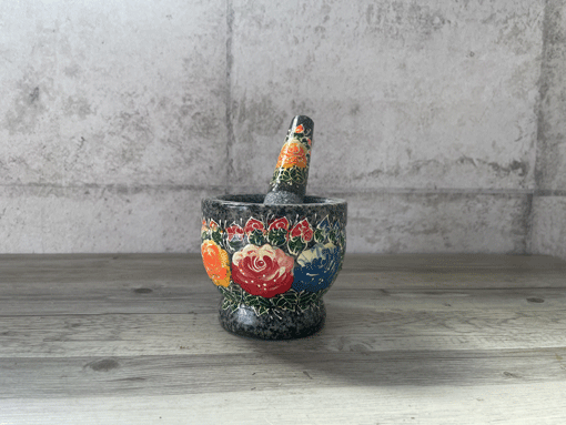 石臼（クロック・ヒン）と石棒（サーク）のセット S 10cm 雑貨と