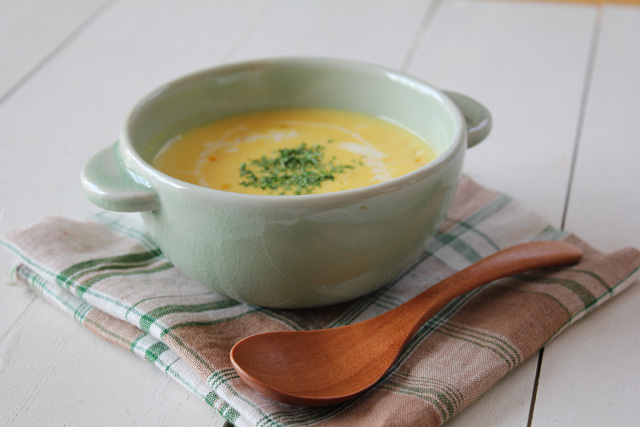 スープカップ プレーン12cm ナチュラル 雑貨とセラドン焼き