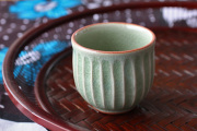 セラドン焼き 湯のみ